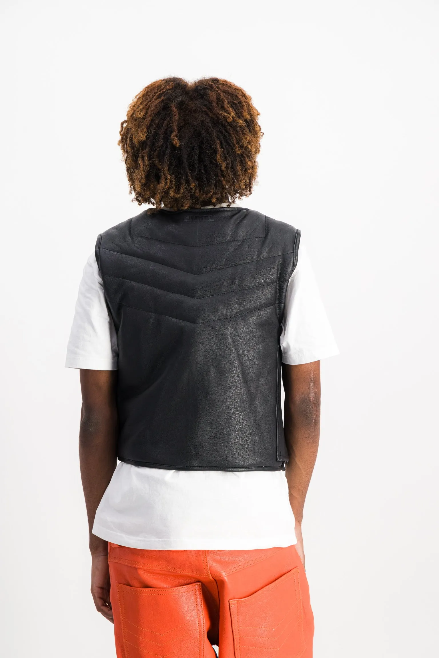 ARAY PUFFER LEATHER VEST