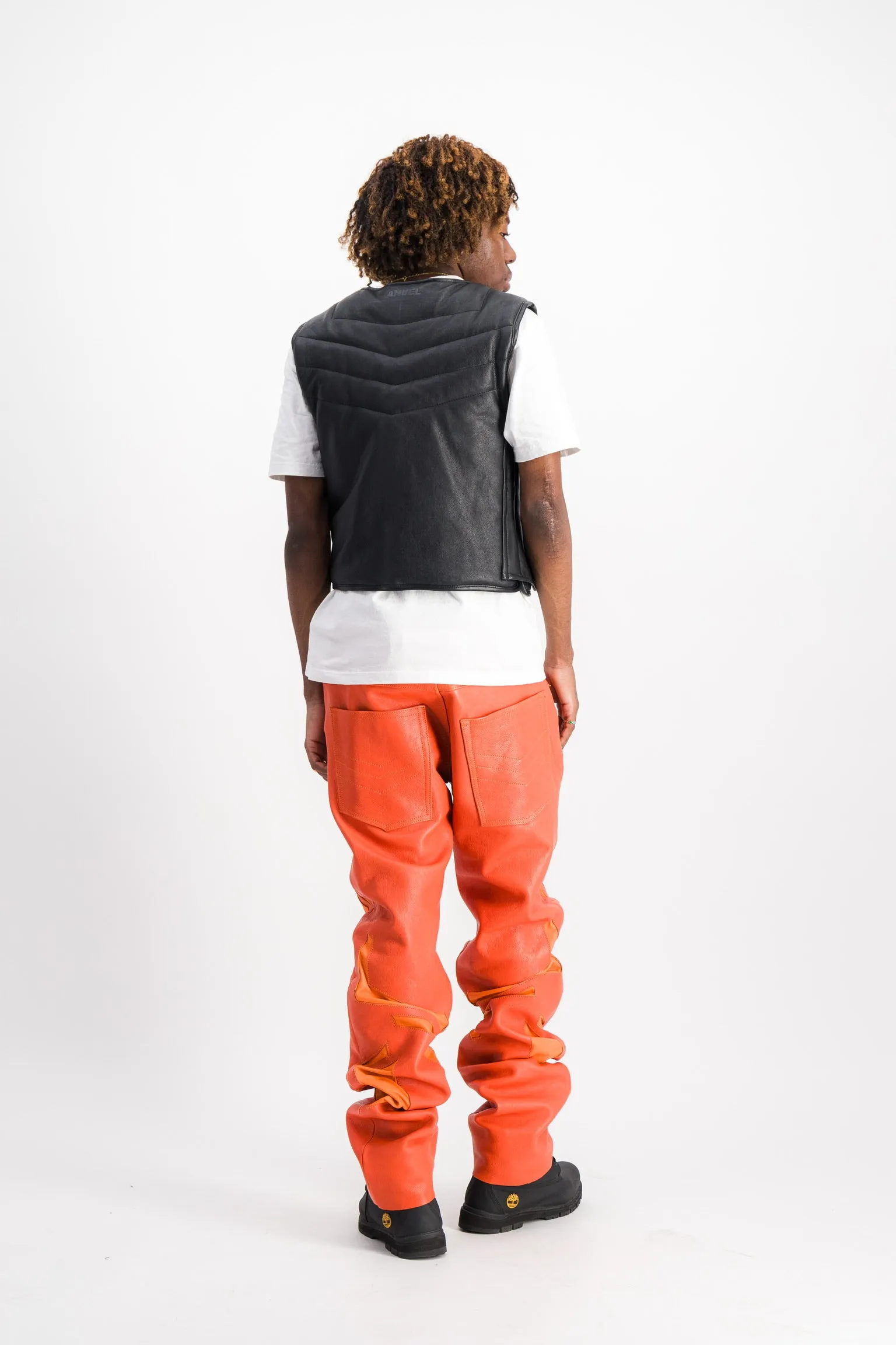 ARAY PUFFER LEATHER VEST