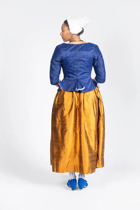 Blue Silk Jacket | Fanfare