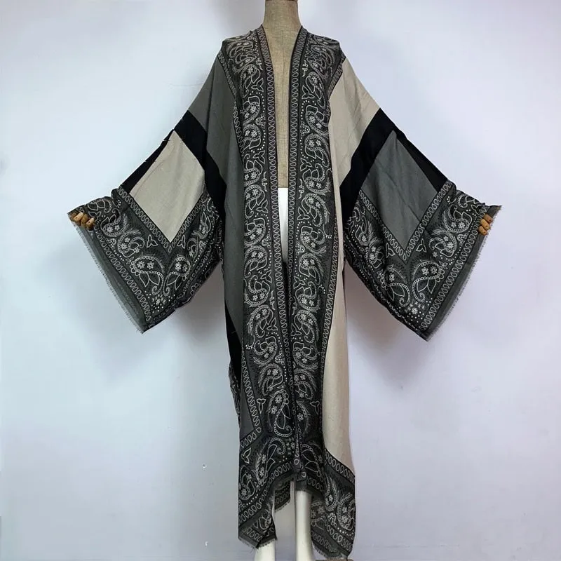 Boho Paisley Kimono