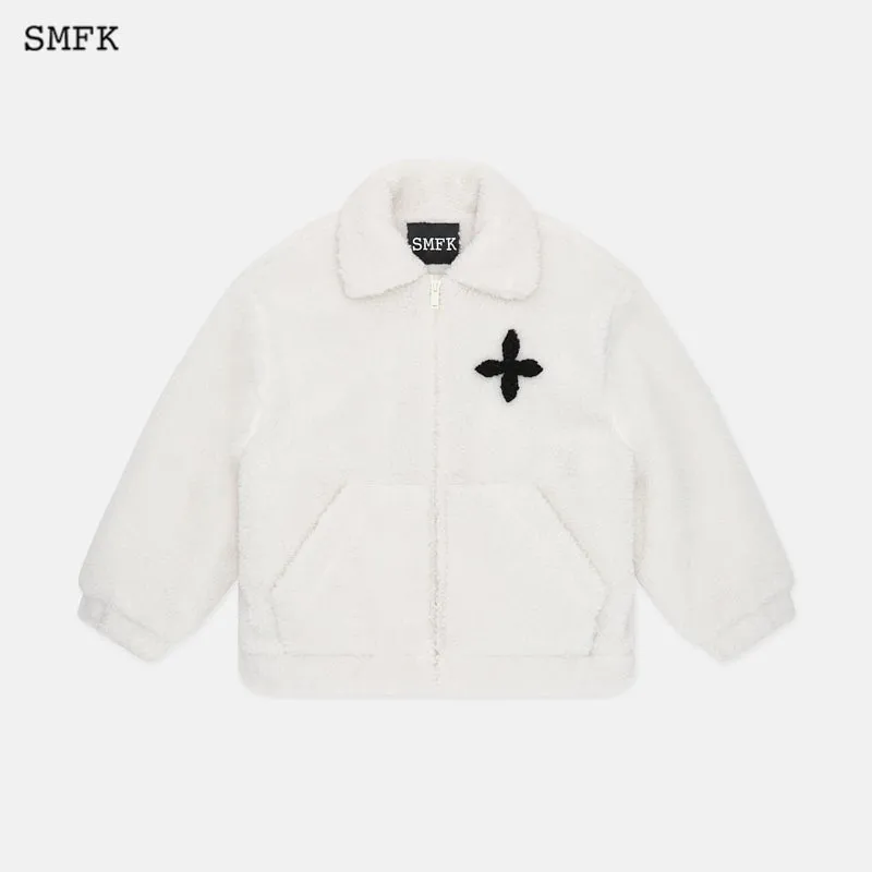 Compass Wool Work Jacket White
