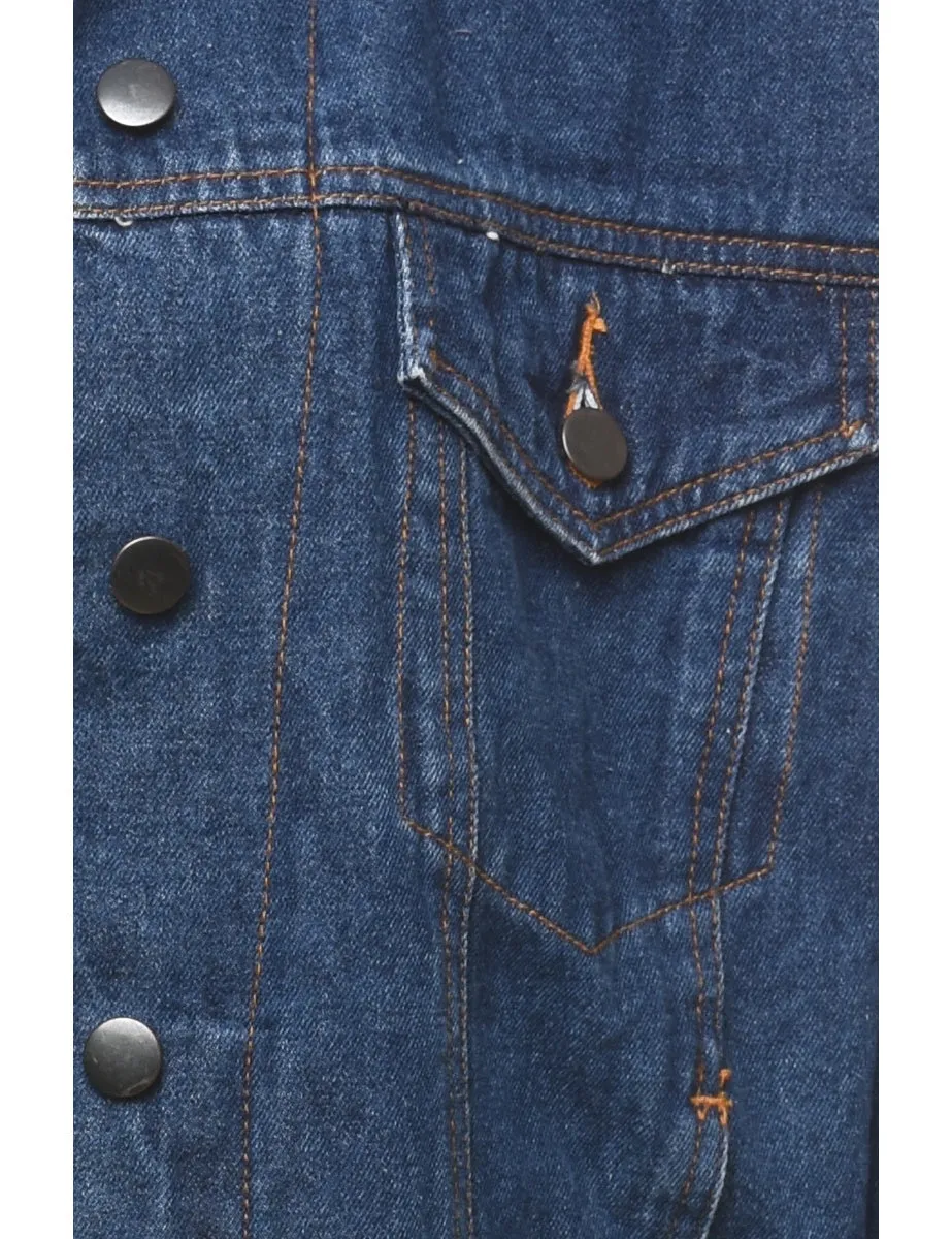 Dark Wash Classic Denim Jacket - M