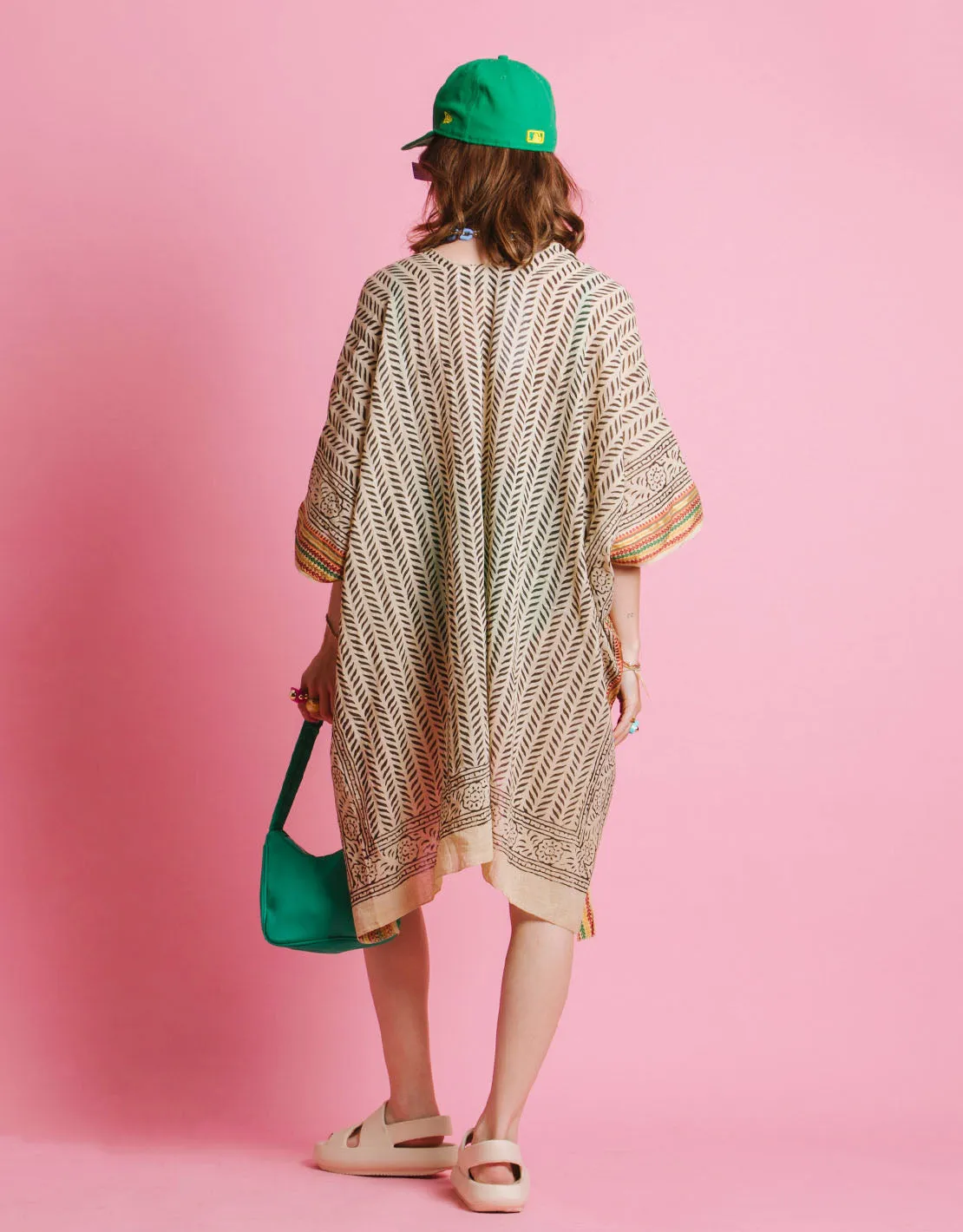 Ethnic boho kimono short
