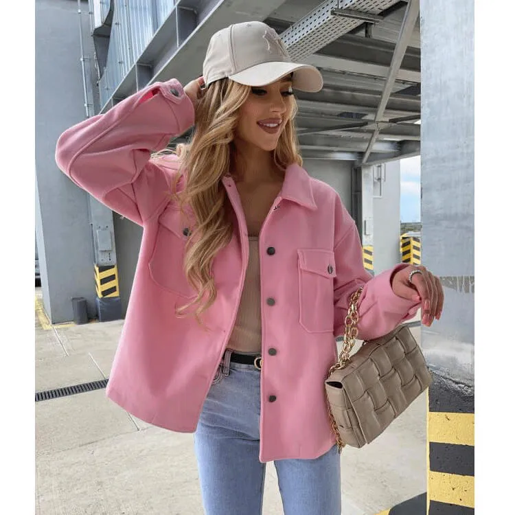 Fall '21 Warm Shirt Jacket Top  COLORS