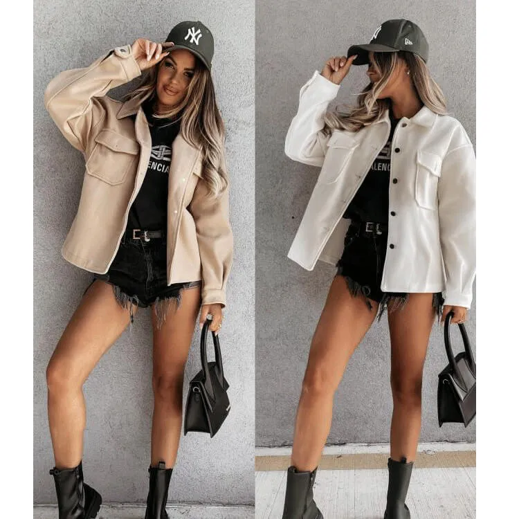 Fall '21 Warm Shirt Jacket Top  COLORS