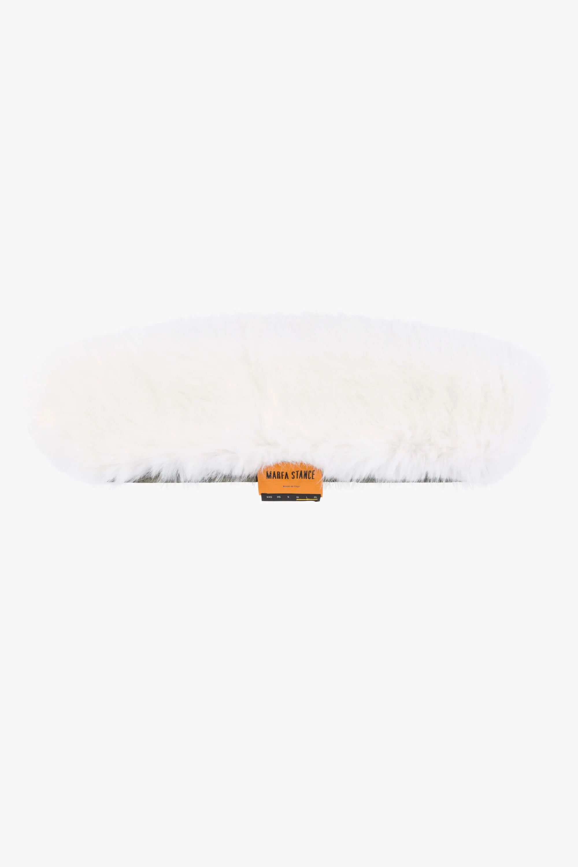 Faux Fur Collar - White