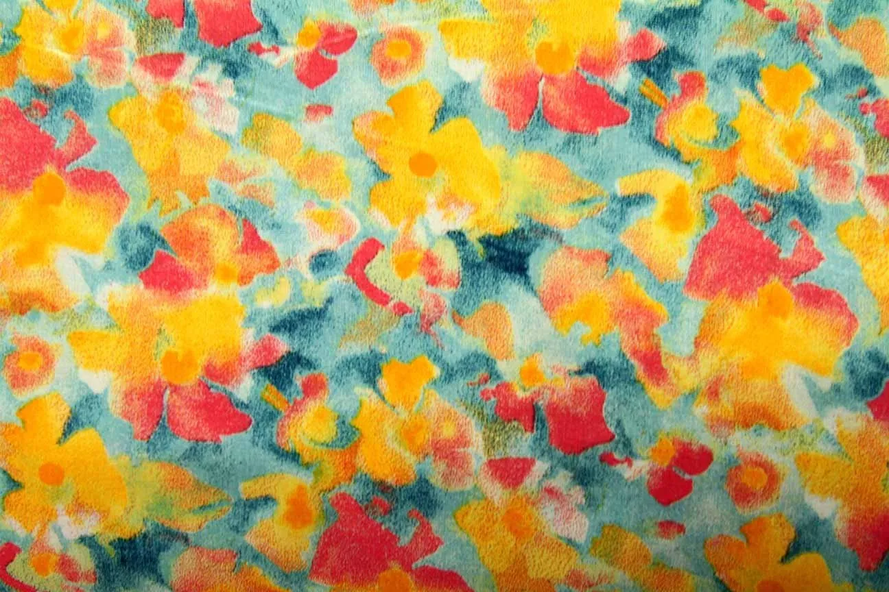 FL: Lillian Wild #2: Blue Patchwork / Craft Fabric