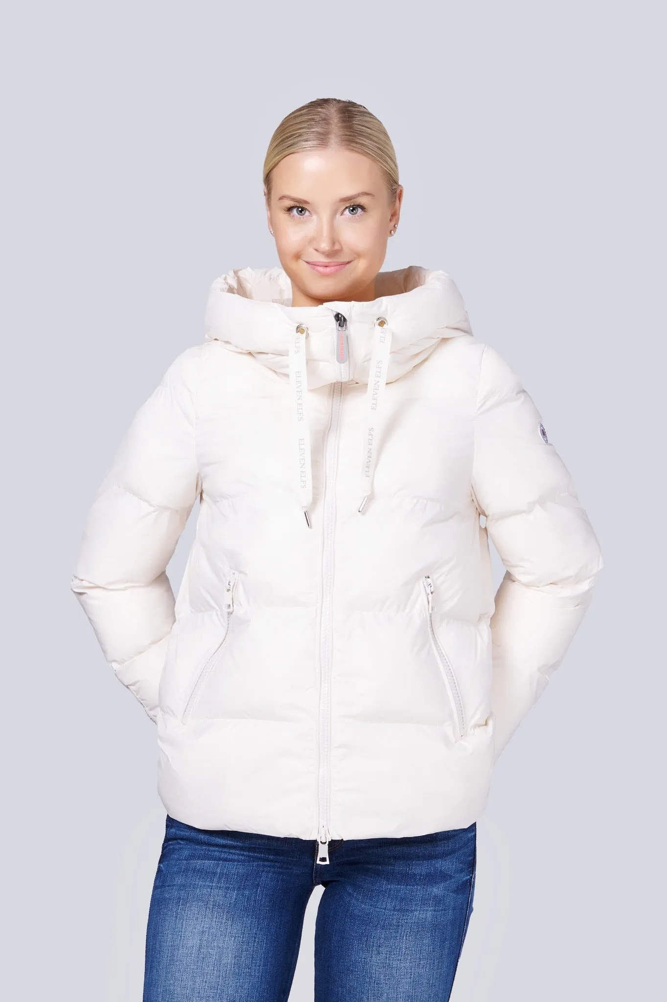 Ivy Short Vegan Down Jacket | Off White