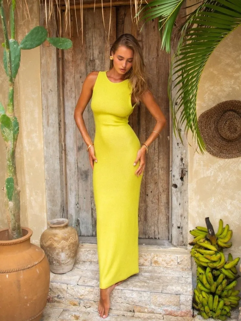 Laena Knit Dress / Apple