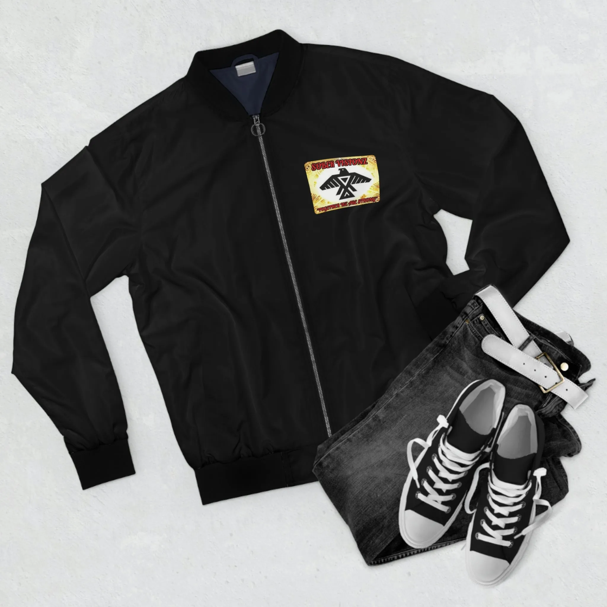 Men's Sober Visionz Bomber Jacket (AOP)