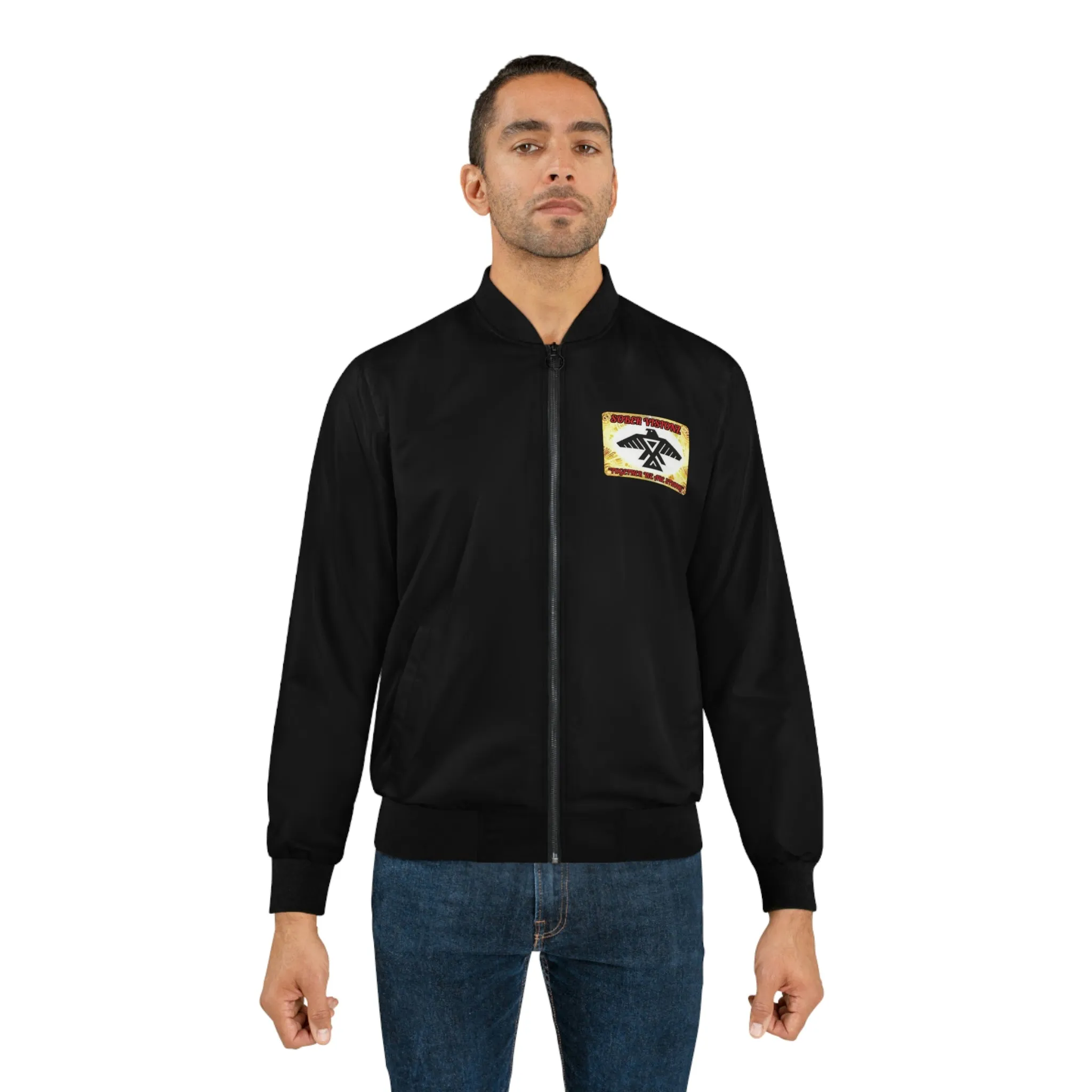 Men's Sober Visionz Bomber Jacket (AOP)