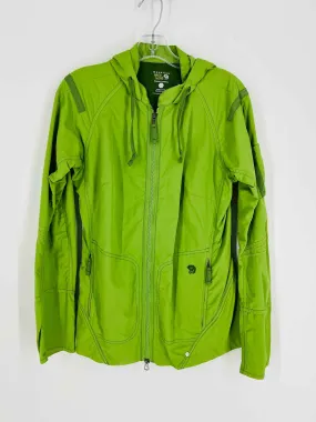 Mountain Hard Wear Size 8 Lt Green Hooded Nylon Jackets Jacket