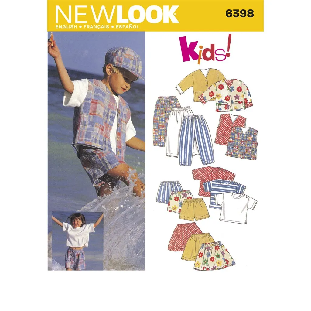New Look Pattern 6398 Child Separates