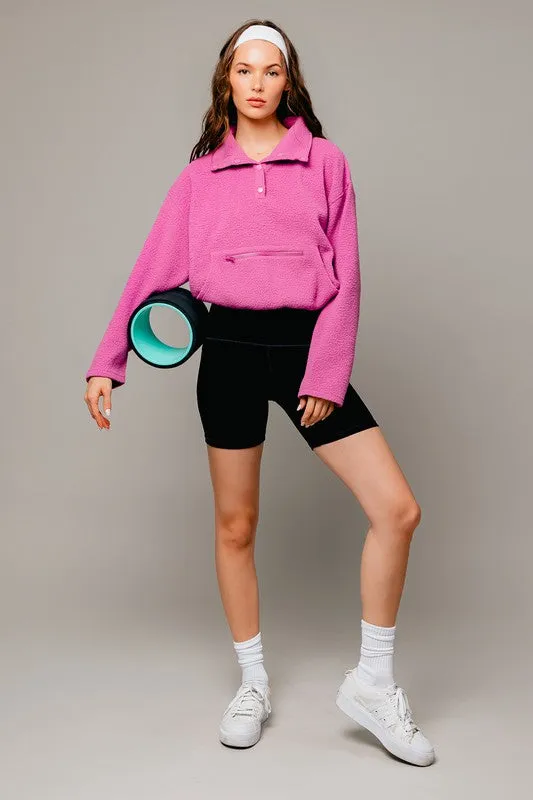 “Plush” Fleece Pullover Sweater