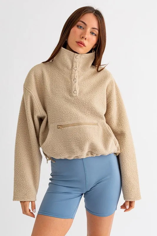 “Plush” Fleece Pullover Sweater