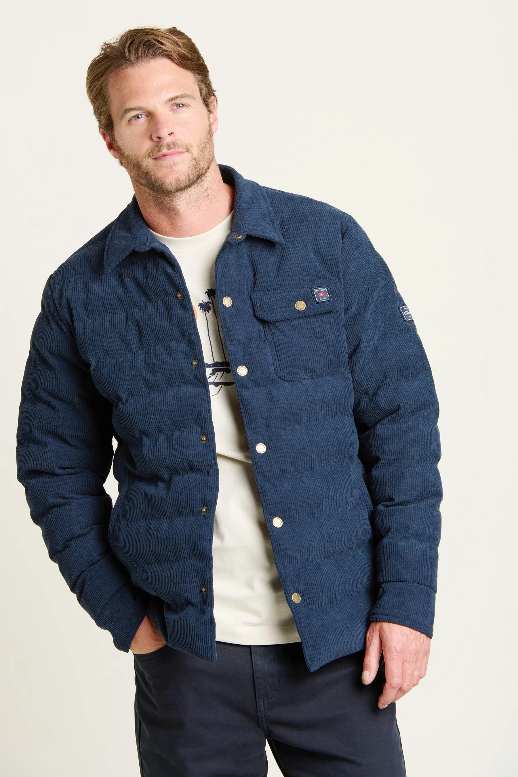 Quilted Corduroy Shacket