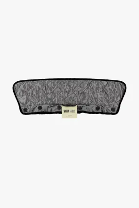 Satin Quilt Collar - Anthracite