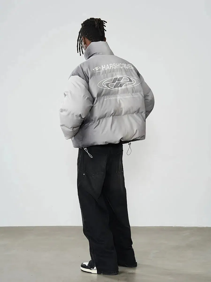 Street Style Typography Down Jacket