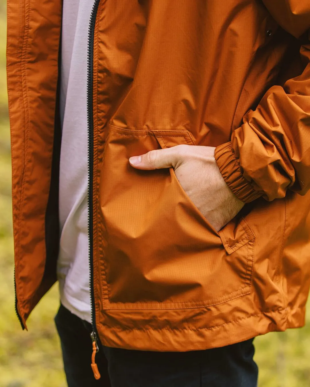 Tallows Recycled Water Resistant Jacket - Glazed Ginger