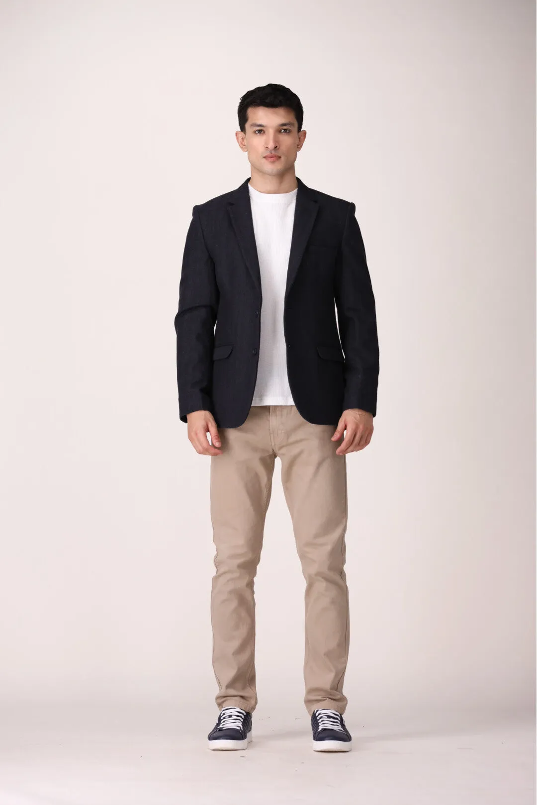 TEXTURED TWEED COAT REGULAR FIT