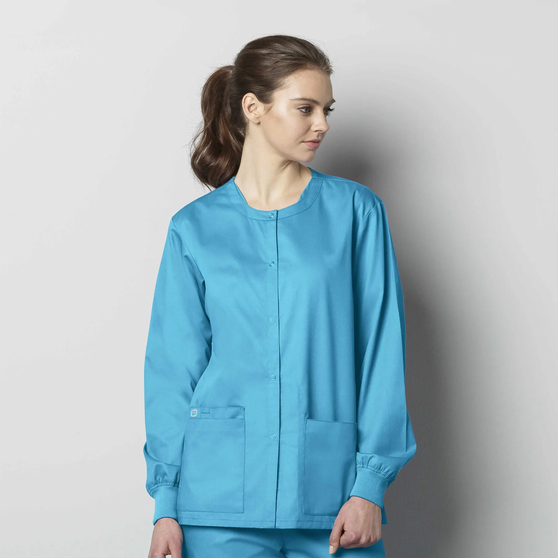 Wink WONDERWORK Unisex Snap Front Jacket 800